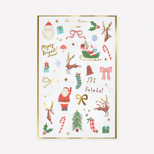 Christmas Mixed Icon Temporary Tattoos