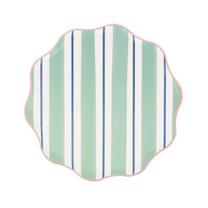 Preppy Stripe Side Plates (x 8)
