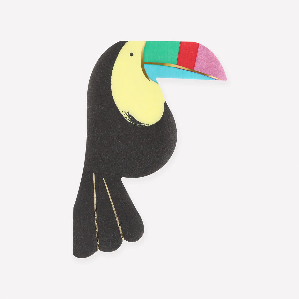 Toucan Shaped Napkins