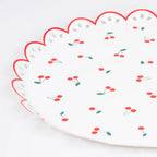 Cherry Pattern Dinner Plates (x 8)