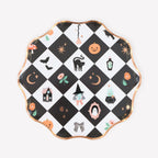 Patchwork Halloween Side Plates