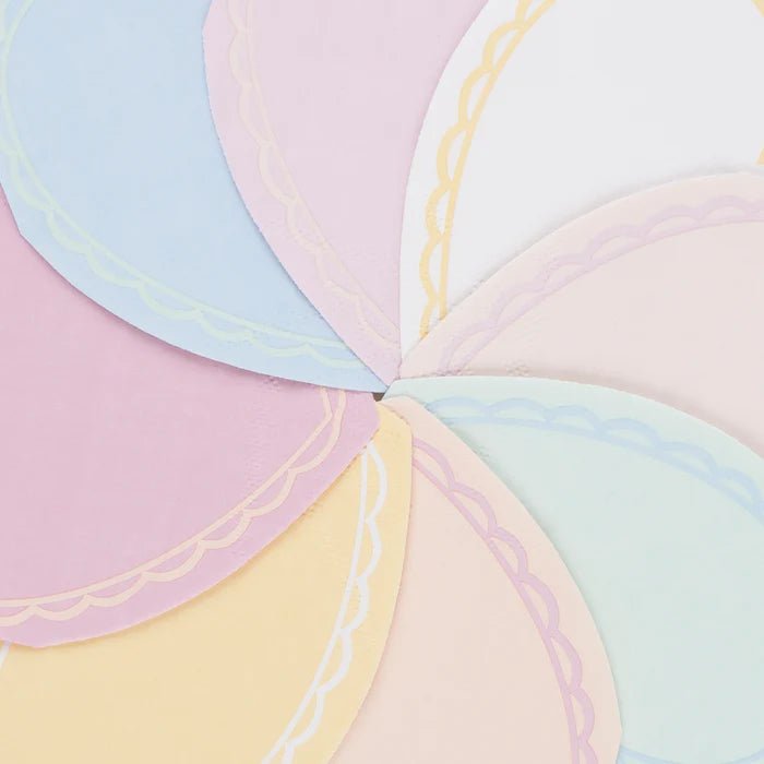Pastel Heart Small Napkins (x 16)