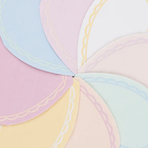 Pastel Heart Small Napkins (x 16)