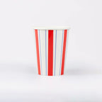 Nautical Striped Cups (x 8)