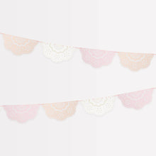 Broderie Anglaise Lace Multi Pennant Garland