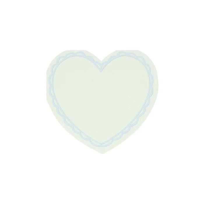 Pastel Heart Small Napkins (x 16)