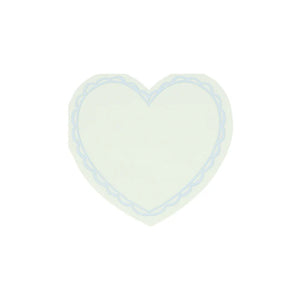 Pastel Heart Small Napkins (x 16)