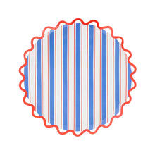 Nautical Striped Side Plates (x 8)