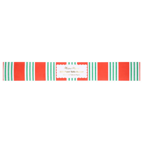 Festive Stripe Table Runner