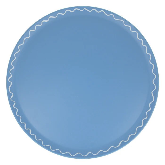 Mixed Set Recycled Plastic Large Plates (x 6)