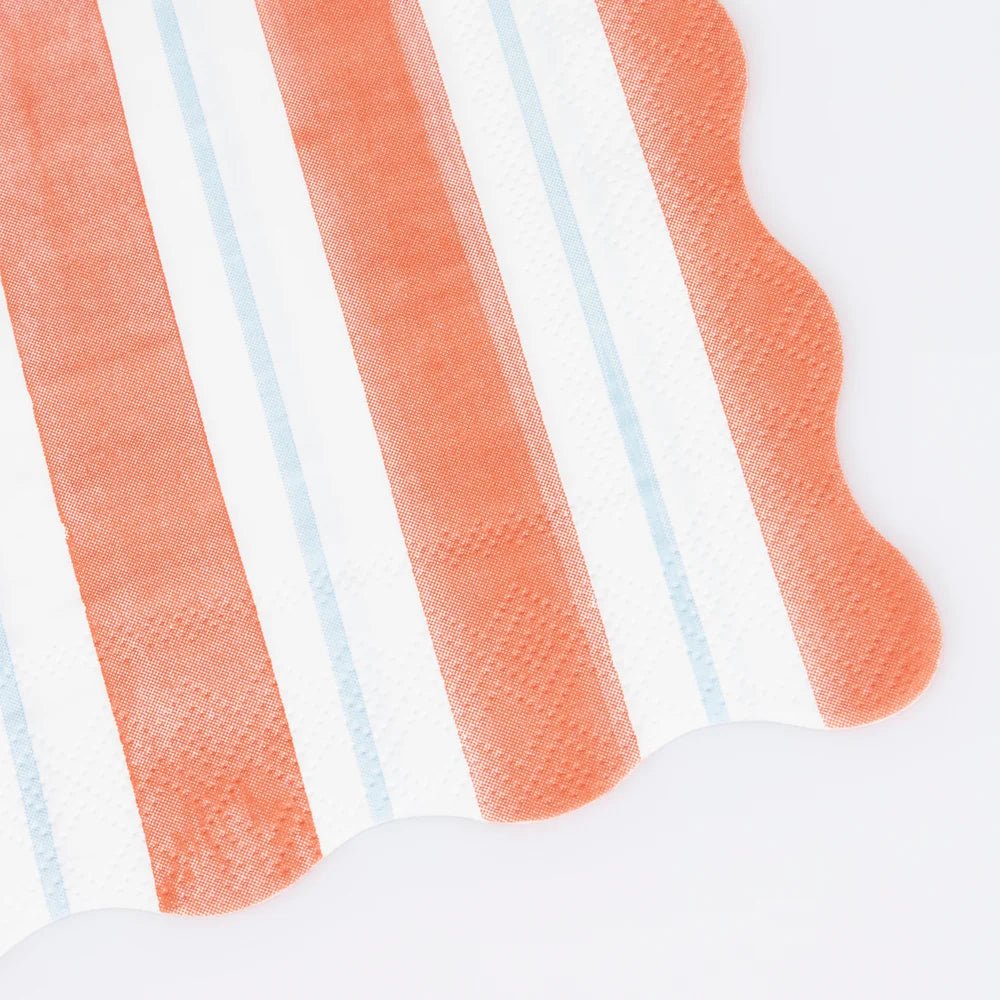 Preppy Stripe Small Napkins (x 16)
