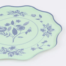 Vintage Botanical Dinner Plates