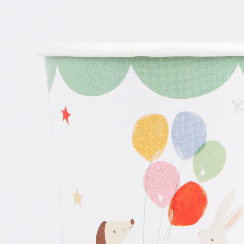 Animal Friends Cups (x 8)