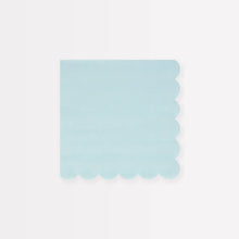 Summer Sky Blue Small Napkins (x 16)