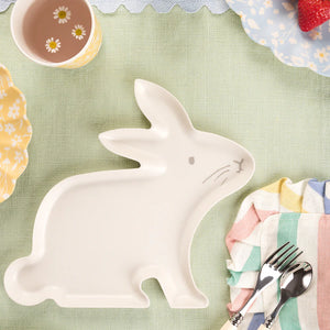 Reusable Bamboo Bunny Plates (x 4)