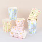 Bright Star Happy Birthday Cups (x 8)