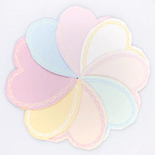 Pastel Heart Small Napkins (x 16)