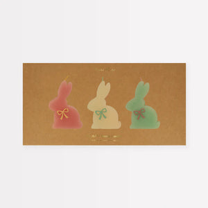 Bunny Candles (x 3)