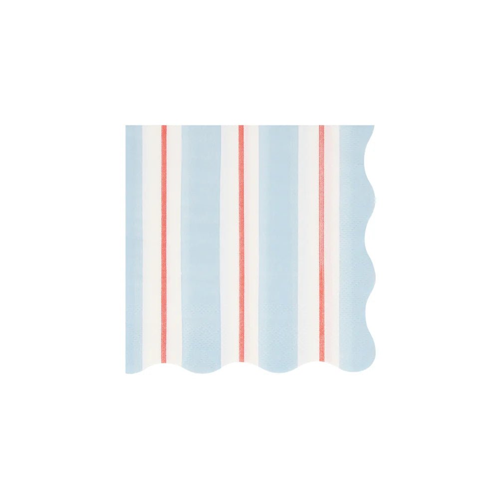 Preppy Stripe Small Napkins (x 16)