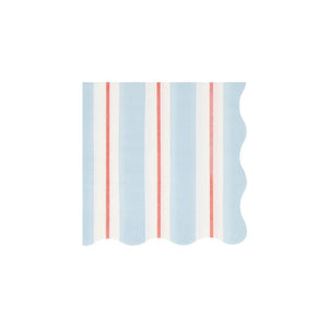 Preppy Stripe Small Napkins (x 16)