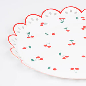 Cherry Pattern Side Plates (x 8)