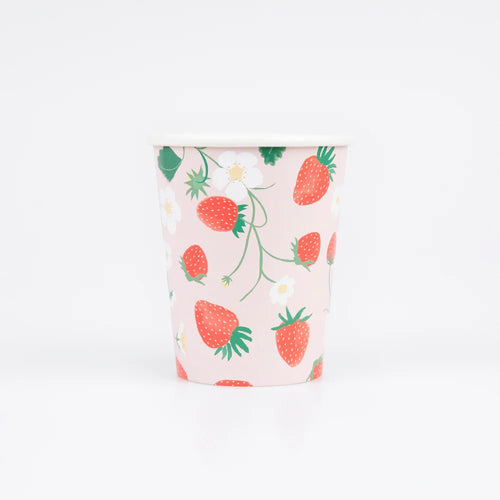 Strawberry Pattern Cups