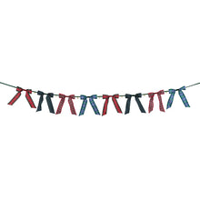 Plaid Bow Bell Garland