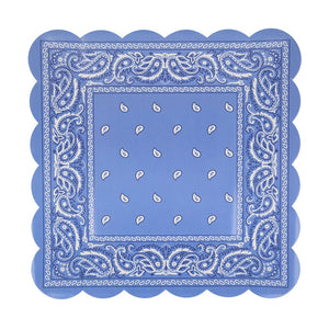 Western Bandana Square Plates (x 8)