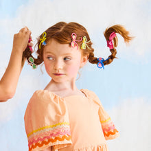 Beaded Bow Hair Clips (x 5)