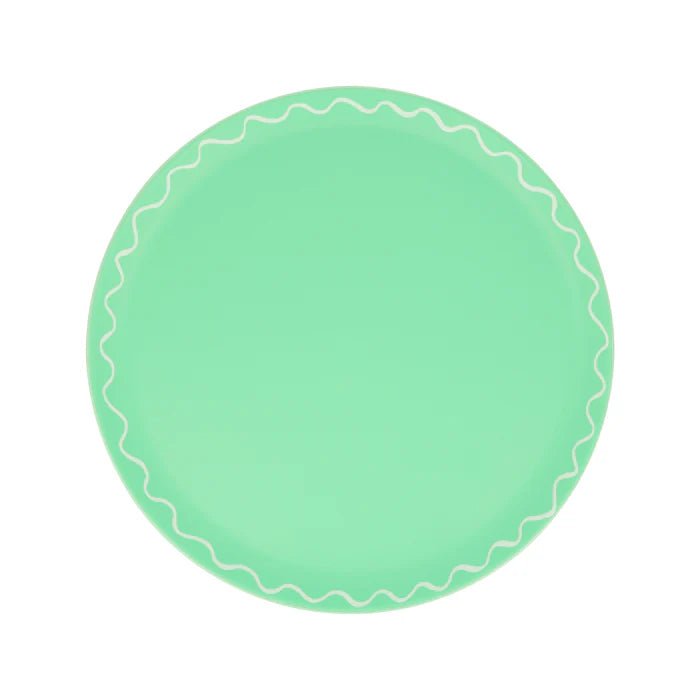 Mixed Set Recycled Plastic Small Plates (x 6)