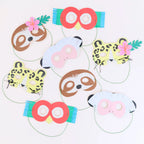 Jungle Jamboree Party Masks (x 8)