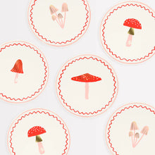 Merry Mushrooms Side Plates (x 8)