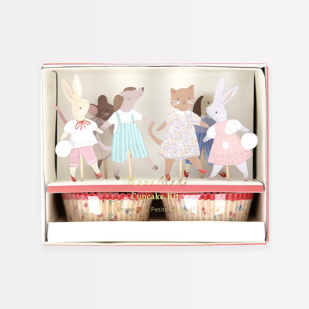 Animal Friends Cupcake Kit (x 24 toppers)