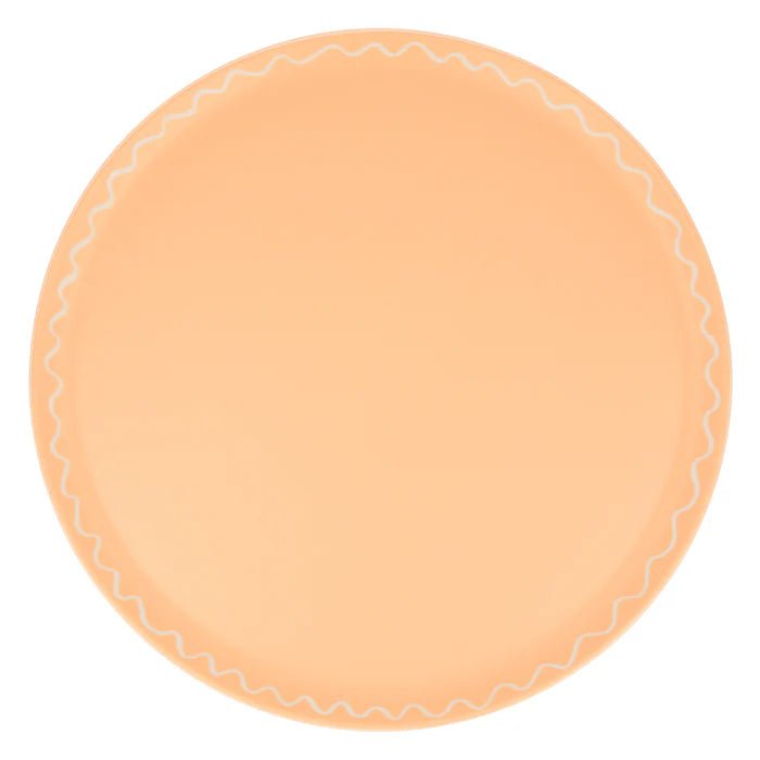 Mixed Set Recycled Plastic Large Plates (x 6)