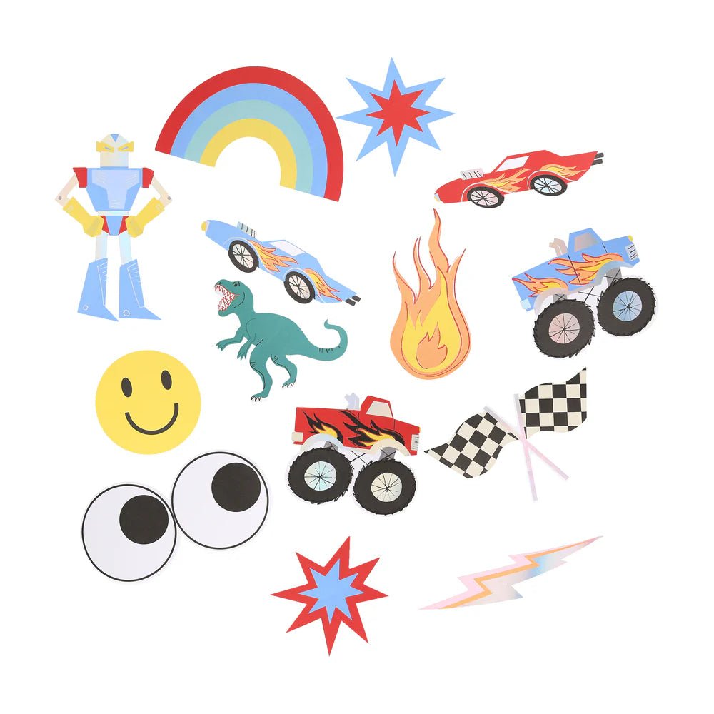 Toybox Icon Shaped Stickers