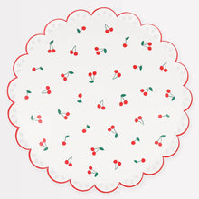 Cherry Pattern Dinner Plates (x 8)
