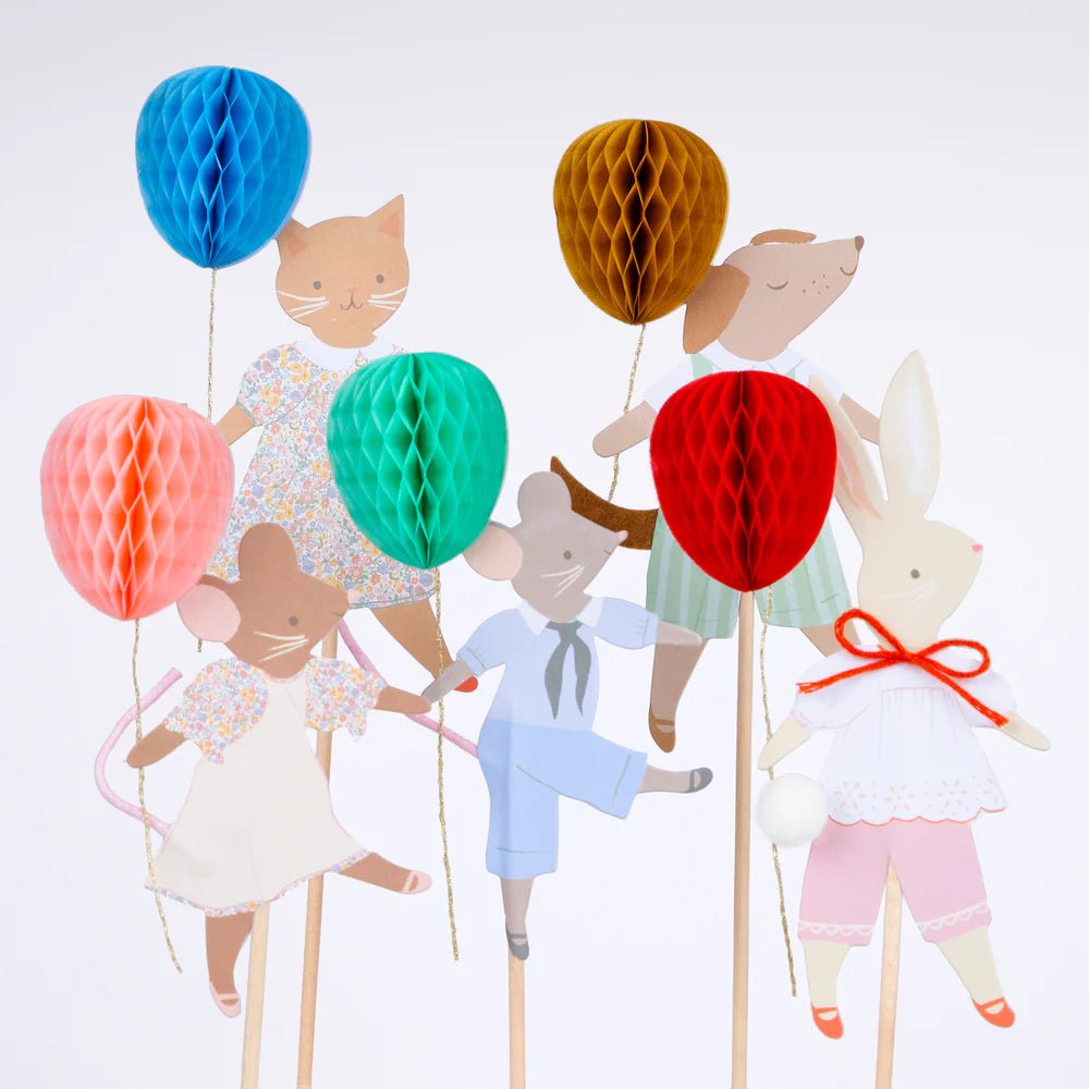 Animal Friends Cake Toppers (x 5)