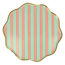Festive Stripe Dinner Plates