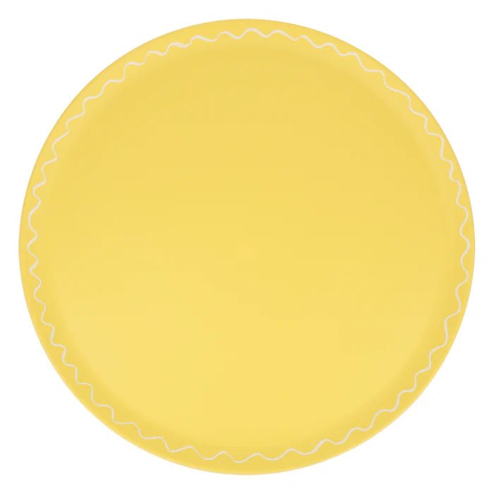 Mixed Set Recycled Plastic Large Plates (x 6)