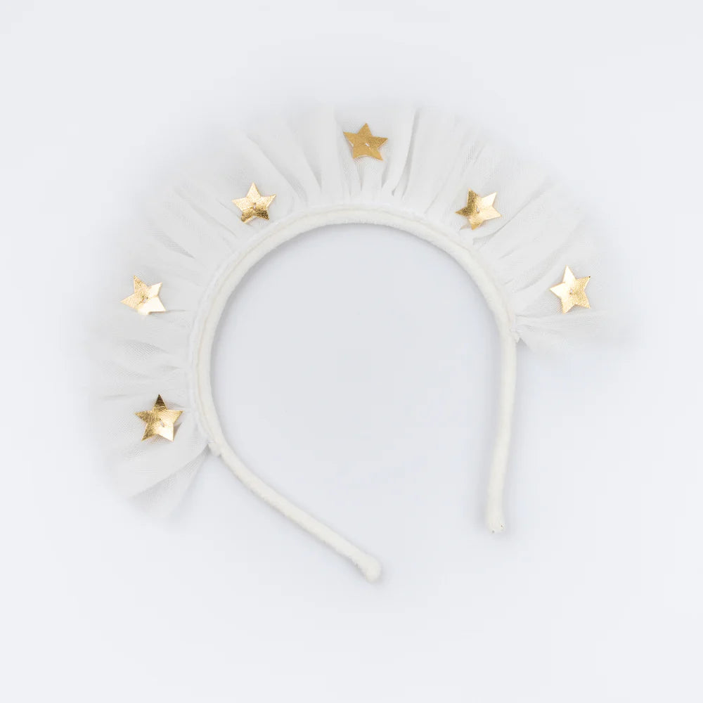 Tulle Ruﬄe Angel Wings & Headband