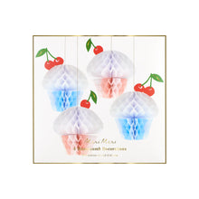 Honeycomb Cupcake Decorations (x 4)