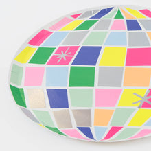 Disco Ball Large Plates (x 8)