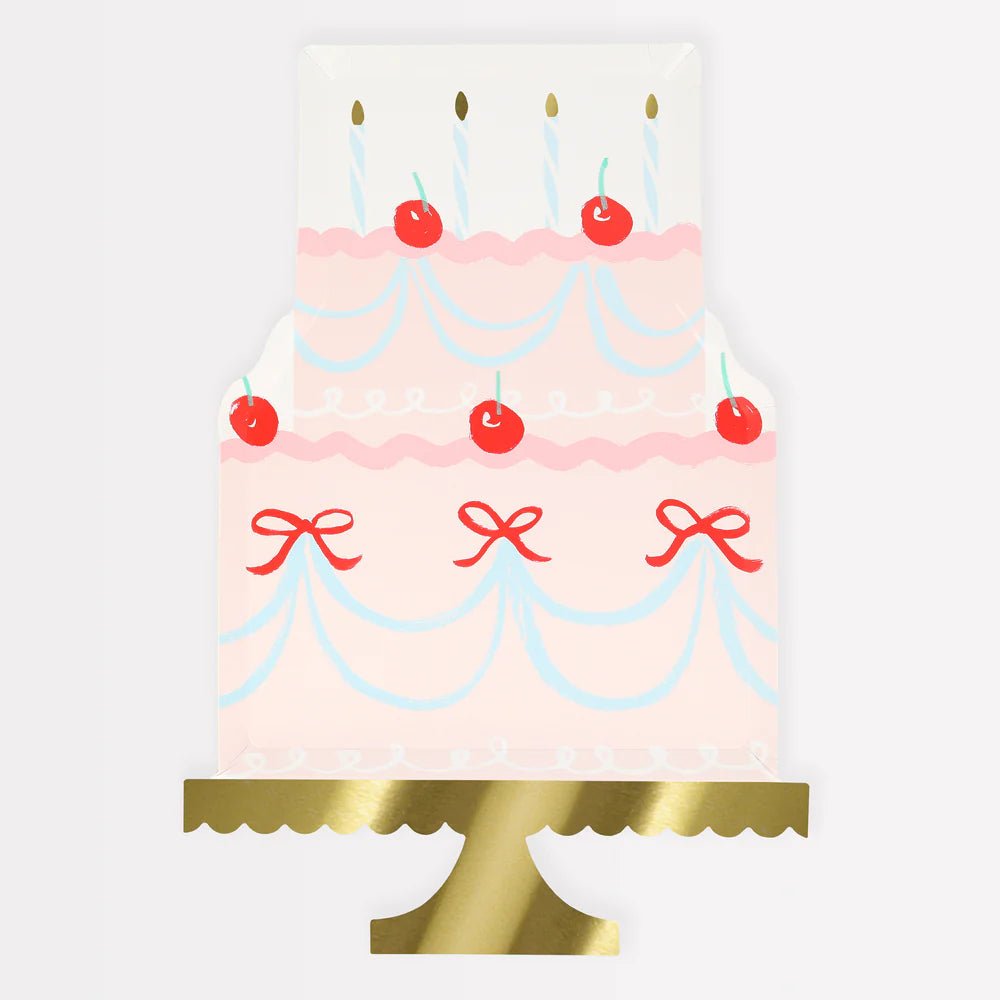 Fancy Cake Plates (x 8)