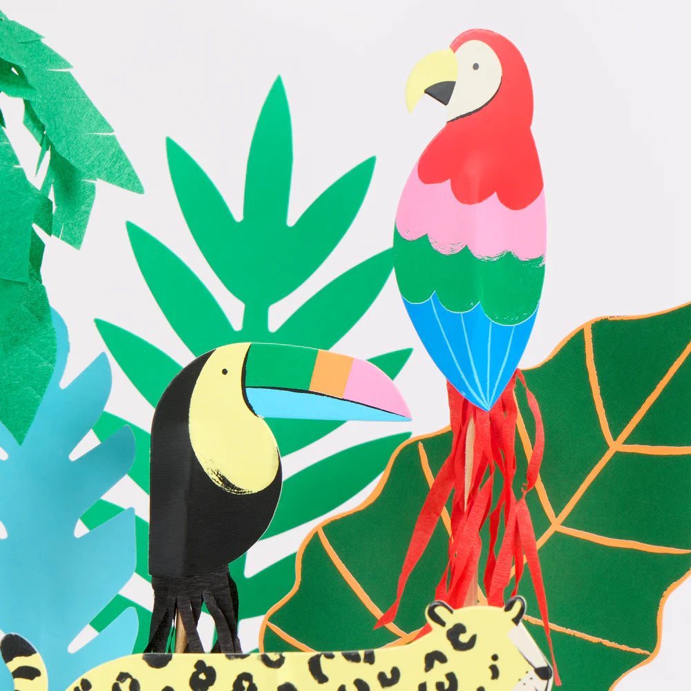 Jungle Jamboree Cake Toppers (x 8)