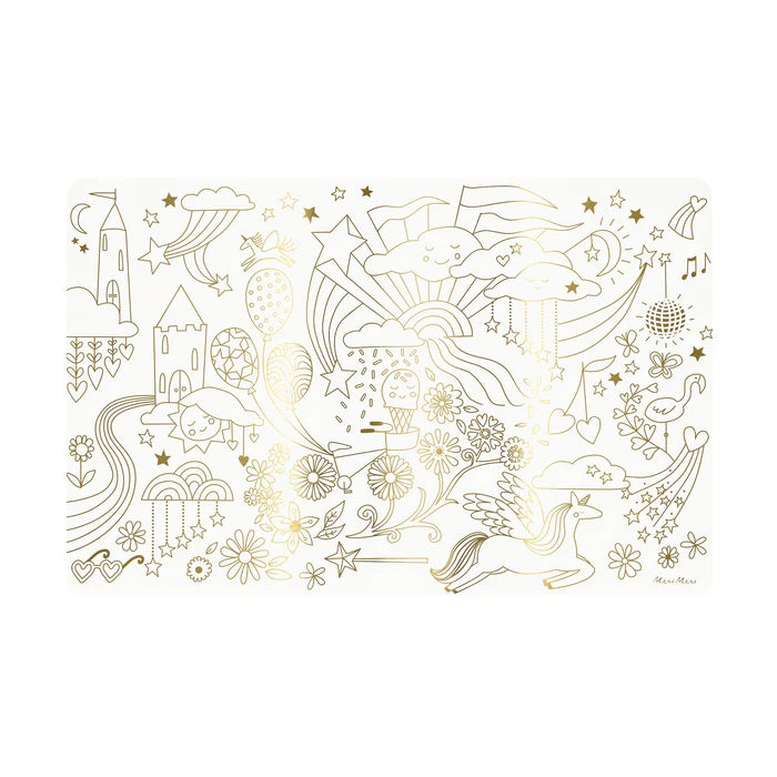 Happy Icons Coloring Placemats (x 8)