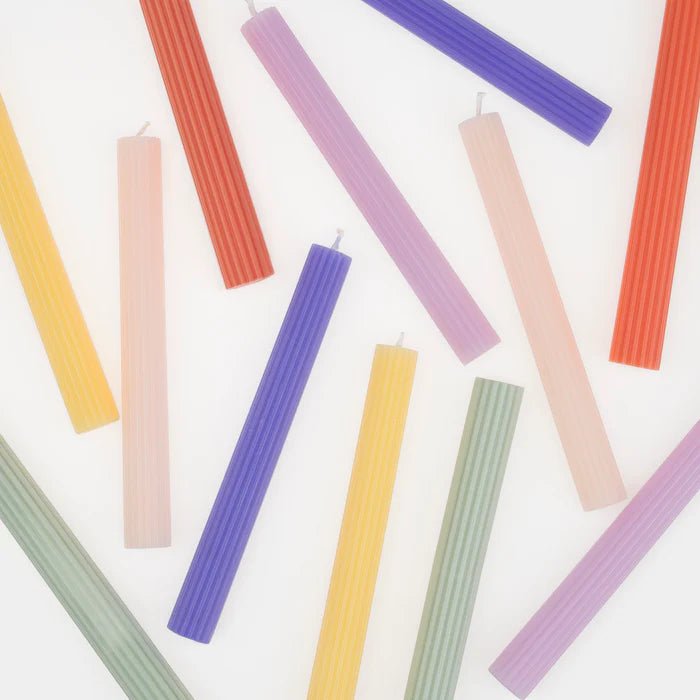 Rainbow Table Candles (x 12)