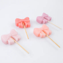 Pink Bow Candles (x 4)