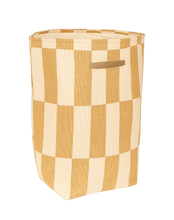 Vibes Large Storage Basket Mustard and Sand Tiles