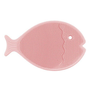 Silicone Mini Fish Scrub  3 Colours