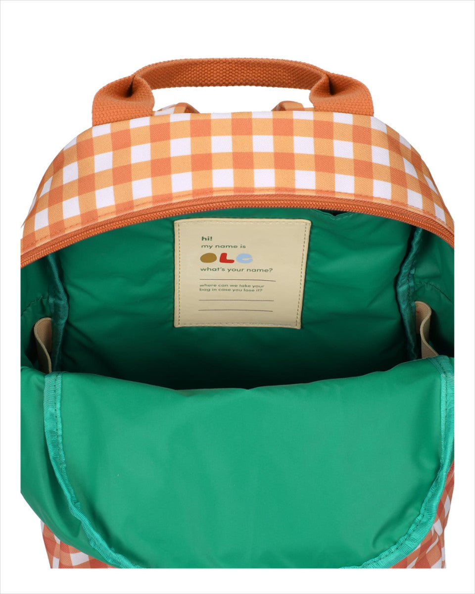 Ole Backpack Small - Gingham - Canyon